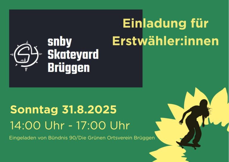 Erstwählende aufgepasst: Bock auf Skaten? – Dann komm‘ mit uns ins snby